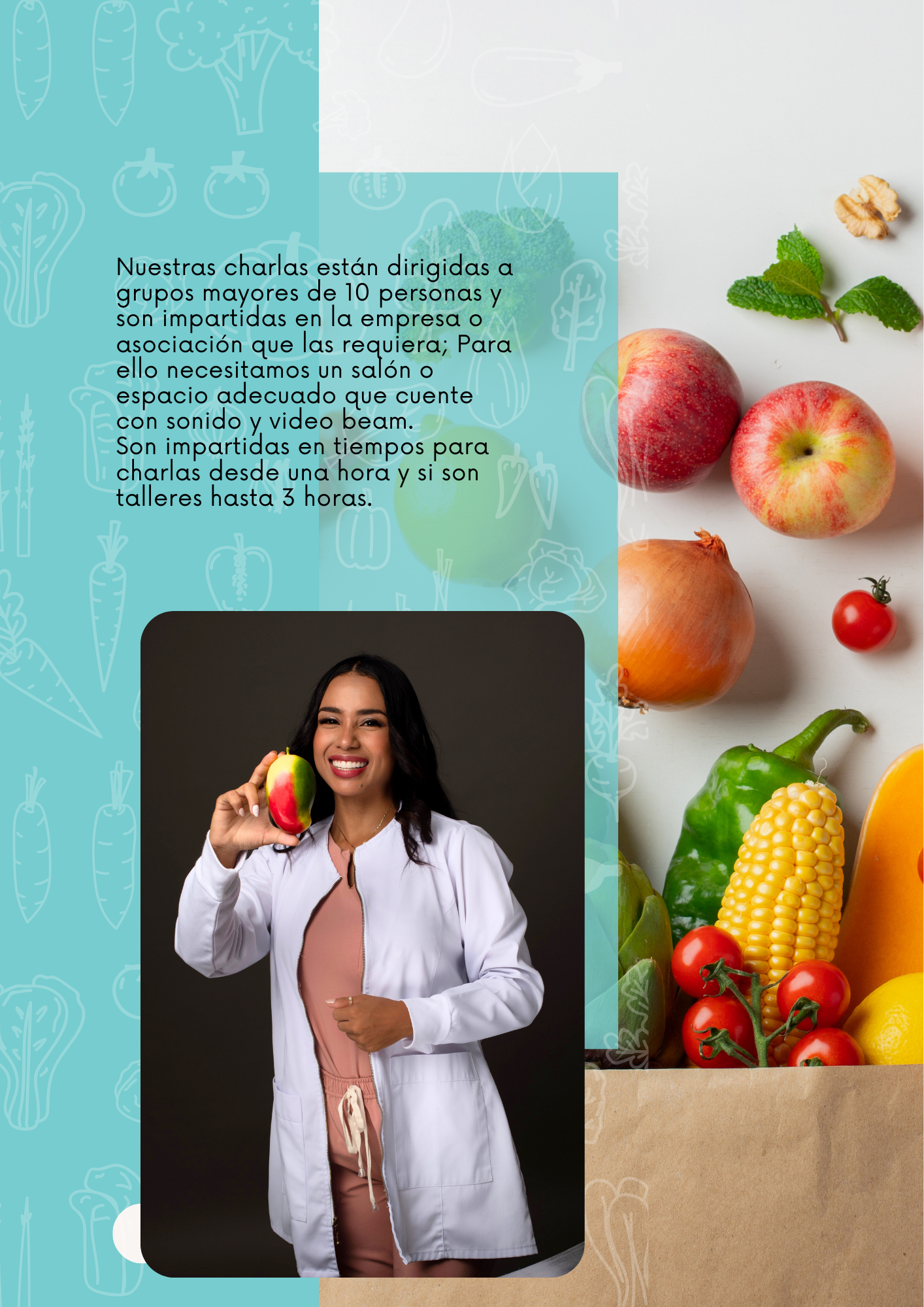 Charlas y talleres nutricionales para empresas  🍎💼
